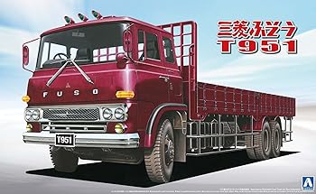 【中古】青島文化教材社 1/32 ヘビーフレイトシリーズ No.15 三菱ふそう T951 後期型 平ボデー プラモデル