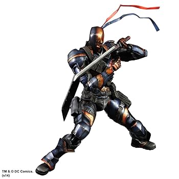 【中古】【39shop】BATMAN:ARKHAM★ORIGINS PLAY ARTS改 デスストロークPVC塗装済みアクションフィギュア 並行輸入品（良い）｜アトリエ絵利奈