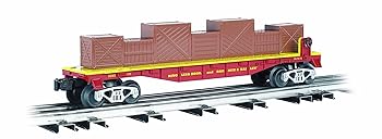 【中古】Williams by Bachmann フラットカー Crates - Ringling Bros. and Barnum and BGY #119 - Oスケール