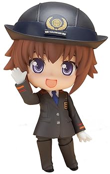 【中古】鉄道むすめ ねんどろいど 栗橋みなみ ノンスケール ABS&PVC塗装済み可動フィギュア