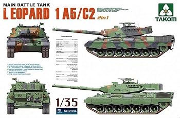 【中古】タコムTAKOM 1/35 レオパルト 1A5/C2 2in1 プラモデル