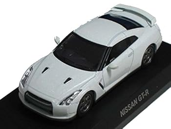 【中古】京商 1/64 NISSAN 視水平線-R NEO ミニカー寄せあわせ 視水平線 GT-R R35 白 おもちゃ-ミニカー・トイカー-乗り物のおもちゃ