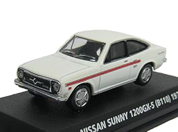 【中古】コナミ 1/64 絶版名車コレクション Vol,1 ニッサン サニー 1200GX-5 型式B110 1972 白