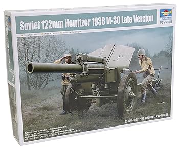 【中古】トランペッター 1/35 ソビエト軍 122mm榴弾砲 M-30 後期型 プラモデル