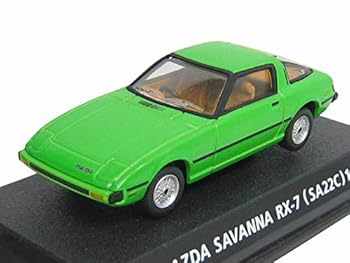 【中古】コナミ 1/64 絶版名車コレクション Vol,5 マツダ サバンナ ＲＸ-７ 型式ＳＡ２２Ｃ １９７８ ライムグリーン
