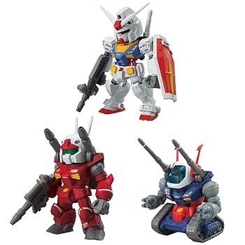 【中古】【39shop】FW★GUNDAM CONVERGE : CORE 連邦軍 3体セット 1入 食玩・ガムガンダム（良い）｜アトリエ絵利奈
