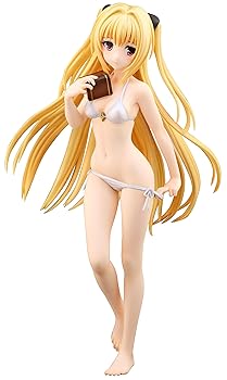 【中古】【39shop】To★LOVEる -とらぶるー ダークネス 金色の闇 白水着ver. 1/7スケール PVC製 塗装済み完成品フィギュア(良い)|アトリエ絵利奈