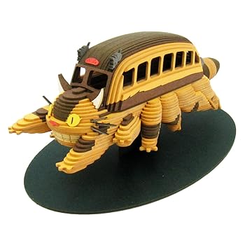 【中古】【39shop】さんけい★みにちゅあーとキット スタジオジブリシリーズ となりのトトロ ネコバス ノンスケール ペーパークラフト MK07-23（良い）｜アトリエ絵利奈