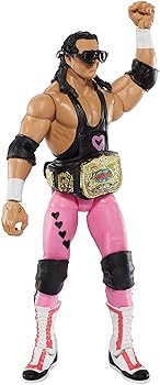 【中古】WWE Elite Flashback Hart Foundation Bret Hart Figure