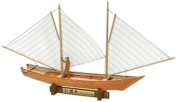 【中古】ウッディジョー ミニ和船 野付湾 打瀬舟 木製模型 組み立てキット