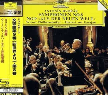 【中古】ドヴォルザーク:交響曲第8番&第9番《新世界より》SHM-CD 4,963円