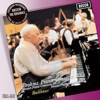 【中古】ブラームス:ピアノ協奏曲第2番、モーツァルト:第27番