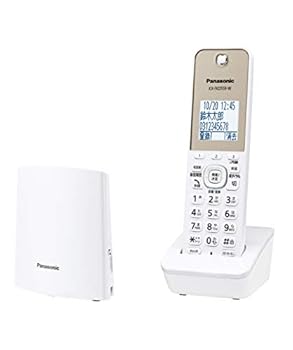 【中古】パナソニック デジタルコードレス電話機 迷惑電話対策機能搭載 ホワイト VE-GZL40DL-W｜アトリエ絵利奈