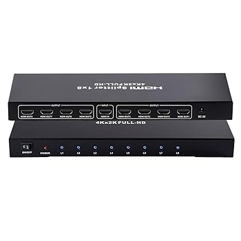 【中古】【39shop】HDMI★分配器 4Kx2K 1入力 8出力 3D 2160P HDMI1.4b HDCP 1.4 hdmi スプリッター マトリックス セレクター HDTV/Blu-Ray DVD/ PS2/ PS3/ PS4/ PC(非常に良い)|アトリエ絵利奈