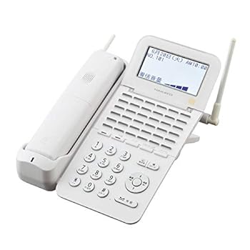 【中古】ナカヨ NYC-Si 36ボタンディジタルハンドルコードレス電話W 白 NYC-36SI-DHCLW