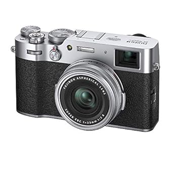 【中古】富士フイルムFUJIFILM デジタル写真機 X100V しろがね色 X100V-S