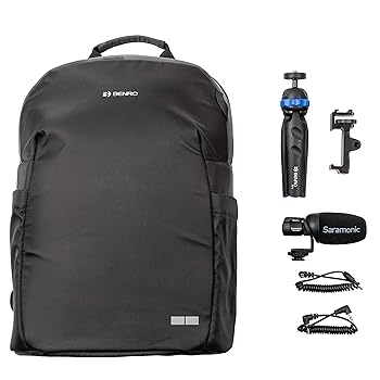 【中古】Roadieographer オーディオ/ビデオ YouTubeインスタグラムコンテンツ作成キット ミュージシャンとバンド用 バックパック、ポケットポッド、電話