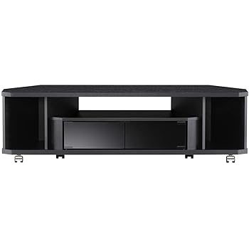 【中古】朝日木材加工 テレビ台 Nook 52型 幅120cm ブラック キャスター コーナー対応 NOA-1200AV-BK｜アトリエ絵利奈