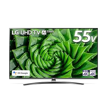 【中古】LG 55型 4Kラジオ受信機内蔵 液晶 テレビ受像機 55UN8100PJA IPS ダイアログボックス TruMotion 120 2倍速好いかげんに 2020年青写真