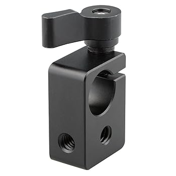 【中古】【39shop】CAMVATE★15mm シングルロッドクランプ カメラ用DIYアクセサリーブラック(非常に良い)｜アトリエ絵利奈
