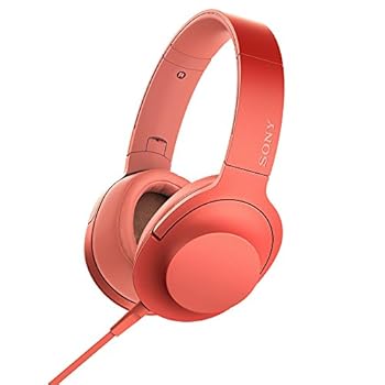【中古】ソニー ヘッドホン h.ear on 2 MDR-H600A : ハイレゾ対応 密閉型 リモコン・マイク 2017年モデル 360 Reality Audio認定モデル トワイライトレッ