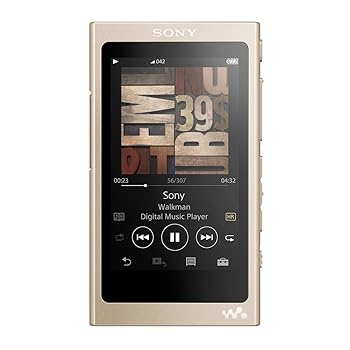 【中古】【39shop】ソニー★ウォークマン Aシリーズ 64GB NW-A47 : Bluetooth/microSD/ハイレゾ対応 最大39時間連続再生 2017年モデル ペールゴールド NW-A47 N(非常に良い)|アトリエ絵利奈