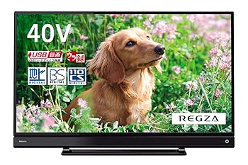 【中古】【39shop】東芝★40V型 地上・BS・110度CSデジタル フルハイビジョンLED液晶テレビ別売USB HDD録画対応 REGZA 40S21(非常に良い)|アトリエ絵利奈