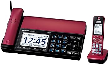 【中古】パナソニック デジタルコードレス普通紙ファクス KX-PD915DL-R
