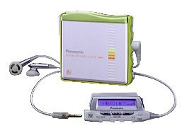 【中古】Panasonic 携帯型MD電気蓄音機 SJ-MJ33 緑であること