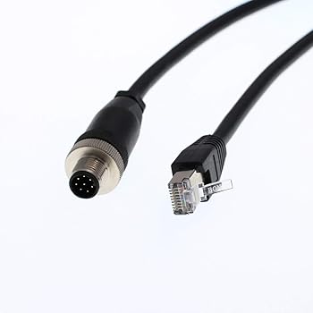 【中古】DRRI M12 A吊りひも 8いの一番 牡 - RJ45 イーサネット Cat6 有線テレビ コグネックス産業用写真機用 3M