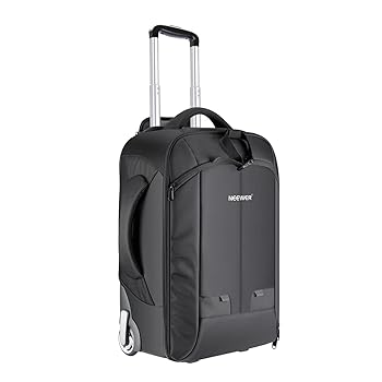 【中古】Neewer 2-in-1コンバーチブル車輪カメラバック 荷物用トロリーケース ダブルバー、耐衝撃性の取り外し可能なパッド入りコンパートメント SLR/DSL 26,935円