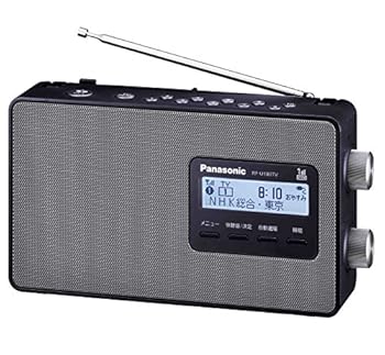 【中古】パナソニック ラジオ受信機 FM/AM/ワンセグTV物音 3ダンス楽隊 広広としたFM相応う 黒いこと RF-U180TV-K