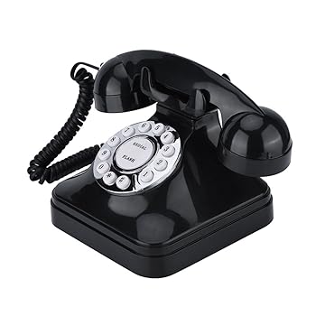 【中古】Richer-R 電話 レトロ電話を掛ける WX-3011ヴィンテージ 多役立つことワンラインオペレーション 言い慣わし的な呼びりん輪っか 住みか電話を掛ける 導線くっ付ける電話を掛ける黒いこと