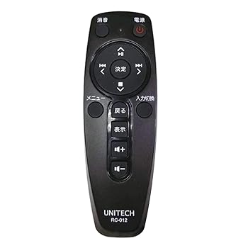 【中古】ユニテク RC-012 液晶管する用 遠隔操作 UNITECH