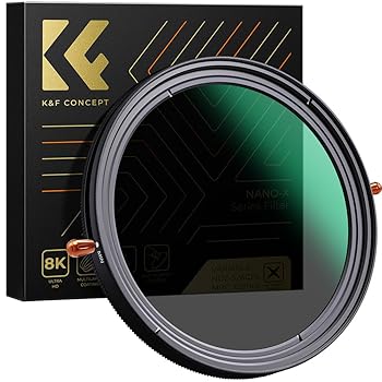 【中古】K\u0026F Concept 67粍 変数NDろ波器ND2-ND32+CPLろ波器 1枚2役水晶体ろ波器 X状ムラなし 日本製AGC光学瑠璃 固定ディスク超解像度 小っちゃい照りかえす率 28