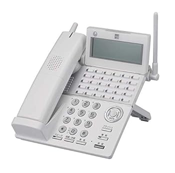 【中古】サクサ 長い巻き毛コードレス電話 白 CL825W