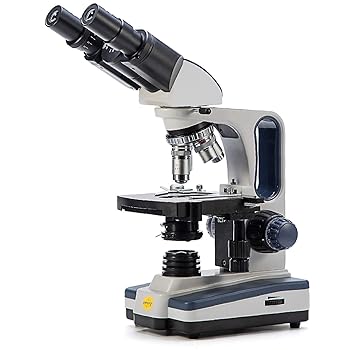 【中古】SWIFT 双眼 両眼タイプ生物顕微鏡 最大2500X拡大、ジーデントップ式30度傾斜両眼鏡筒、ＬＥＤ光源 研究用、実験用生物顕微鏡、広視野接眼レンズ