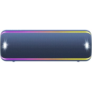 【中古】ソニー ワイヤレスポータブルスピーカー SRS-XB32 : 雨合羽 / 防塵 / 防錆 / Bluetooth / 重低音部 / 最大限度24第四次元年代順の継続生まれ変わり 2019年青写真 / マイクロホン/ ブ