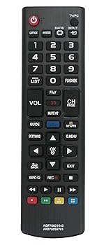【中古】AGF76631042 AKB75055701 交換用リモコン 対応機種: LG TV 24LF4820 32LF595B 40LF6300 40UF7700 42LF6500 43LF5900 43LF6300 43UF6400 43UF6430