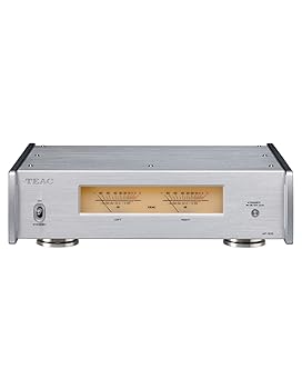 【中古】【39shop】TEACティアック★AP-505-S シルバー ステレオパワーアンプ 小型 コンパクト ピュアオーディオ バランス入力 バイアンプ BTL アナログ レベルメー(良い)|アトリエ絵利奈