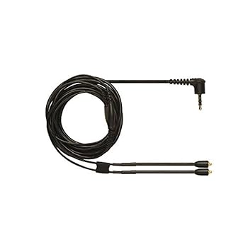 【中古】【39shop】SHURE★リケーブル 116cm SEシリーズ交換用 ブラック EAC46BKS 国内正規品（良い）｜アトリエ絵利奈