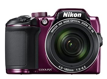 【中古】Nikon デジタル写真機 COOLPIX B500 光学40倍望遠レンズ 1602万絵素 単三乾電池 酸桃 B500PU