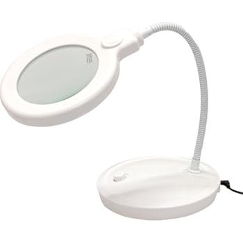 【中古】池田水晶体製作Ikeda Lens LEDともし火付照明ランプルーペ CMS-100