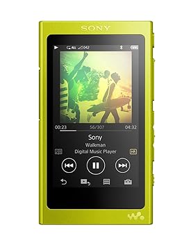 【中古】ソニー ウォークマン Aシリーズ 16GB NW-A35 : Bluetooth/microSD/ハイレゾ対応 ライムイエロー NW-A35 Y