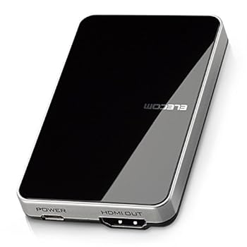 【中古】【39shop】エレコム★Miracastレシーバー ミラキャスト Windows10スマホ対応 Continuum機能搭載 LDT-MRC02/C(非常に良い)|アトリエ絵利奈
