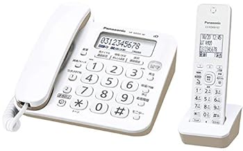 【中古】パナソニック RU・RU・RU デジタルコードレス電話機 子機1台 迷惑電話対策機能搭載 ホワイト VE-GD25DL-W