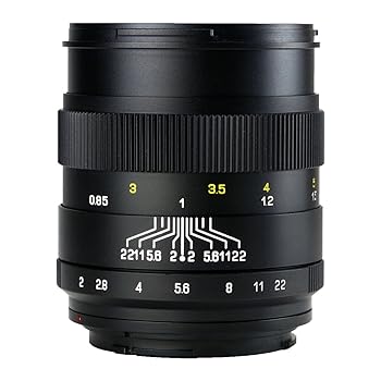 【中古】【39shop】中一光学ZHONG★YI OPITCS 単焦点レンズ CREATOR 85mm F2 ソニーAマウントブラック(非常に良い)|アトリエ絵利奈