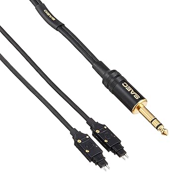 【中古】SAEC パソコン-Triple C伝導体 6.3粍フォーンプラグ遣りかた ヘッドホンリケーブル SENNHEISER 固定ディスク650用 3.0m 1本 SHC-U320FH65-3.0