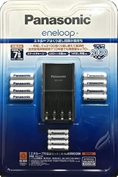 【中古】PANASONIC ENELOOP申し受ける器仕掛ける単三8本+単四4本