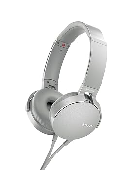 【中古】ソニー ヘッドホン 重低音モデル MDR-XB550AP : 折りたたみ式 リモコン・マイク ホワイト MDR-XB550AP W